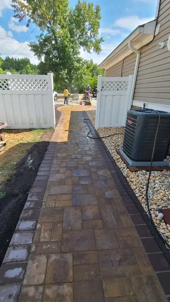 Brick Paver Path To Backyard Monmouth County NJ