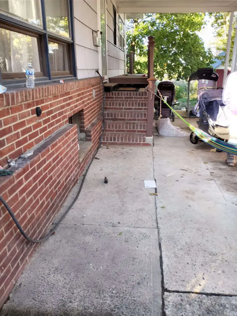 Concrete Patio Before Renovation Monmouth County NJ