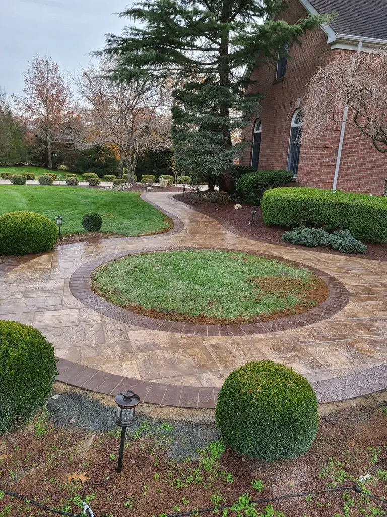 Elegant Front Yard Paver Walkway Monmouth County NJ
