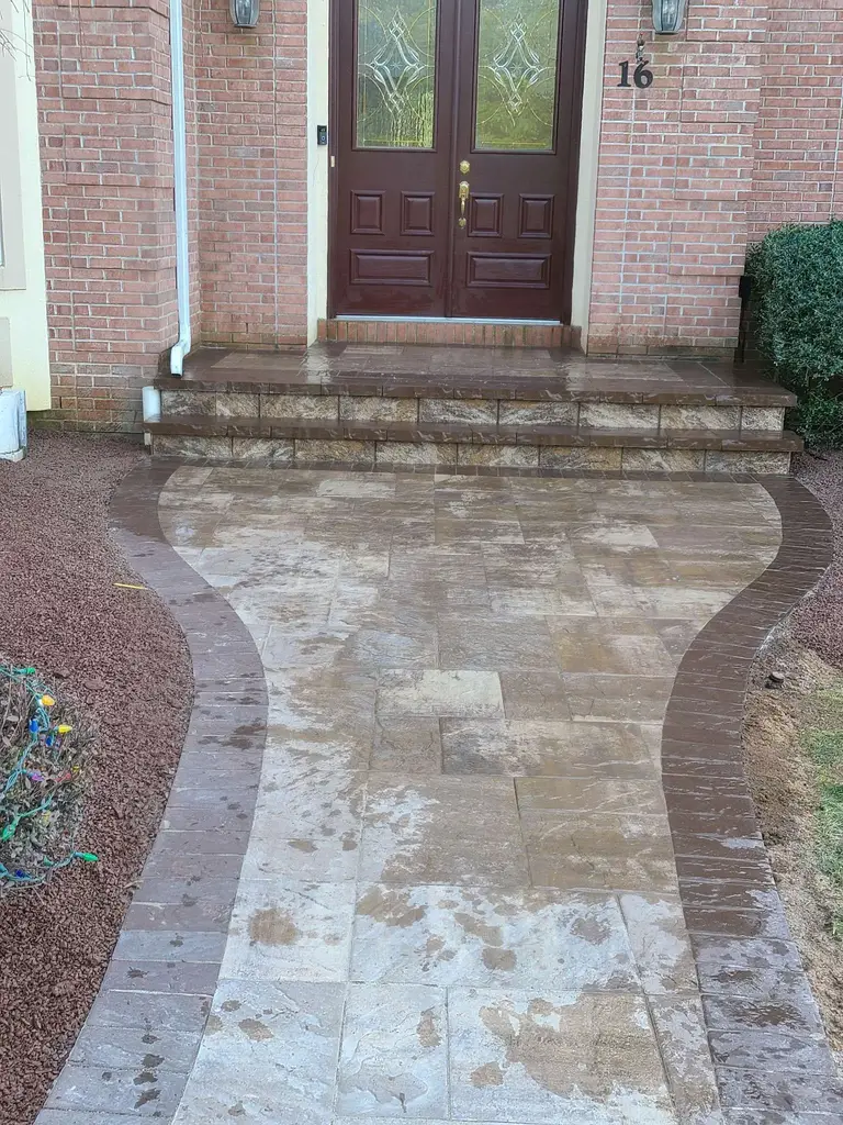 Front Entrance Paver Walkway Monmouth County NJ
