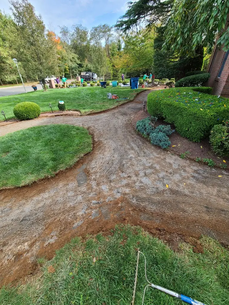 Front Yard Walkway Prep Monmouth County NJ