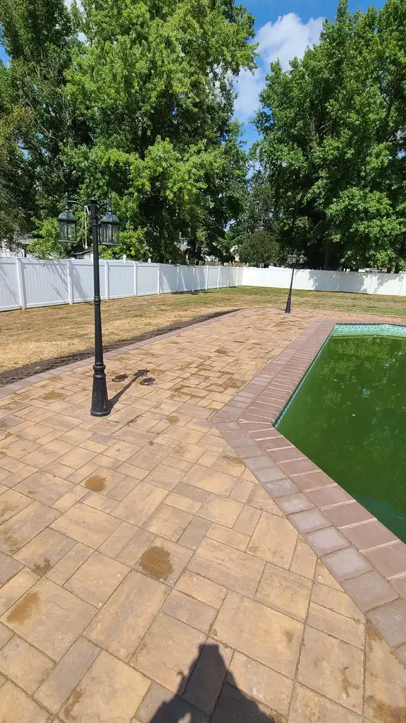 Large Brick Paver Patio Monmouth County NJ