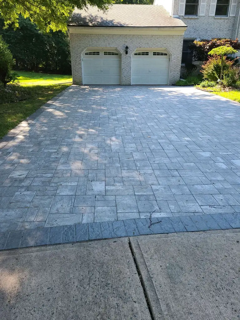 New Paver Driveway Apron Monmouth County NJ