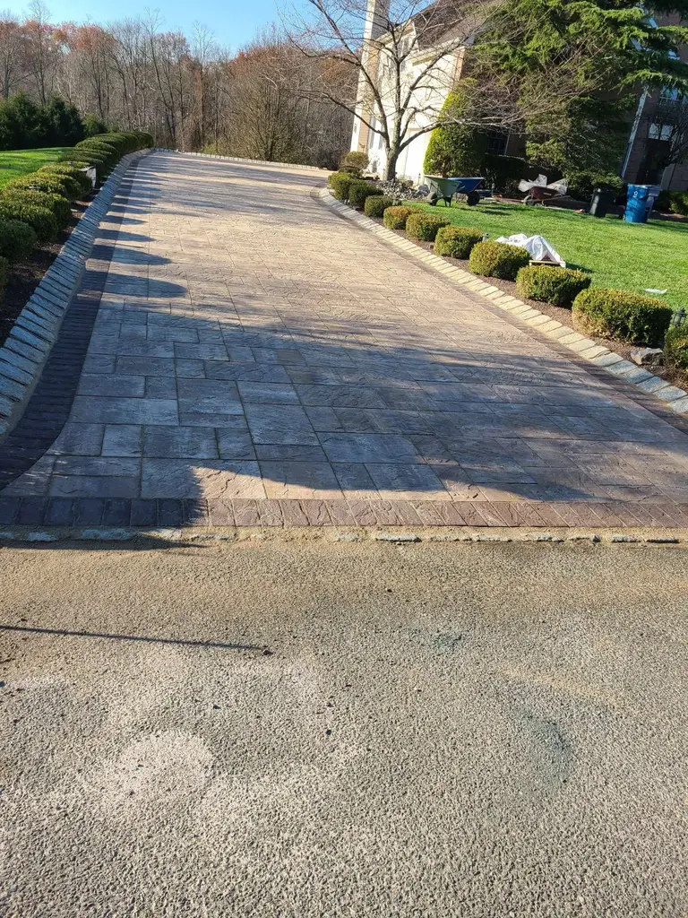 Paver Driveway Extension Monmouth County NJ